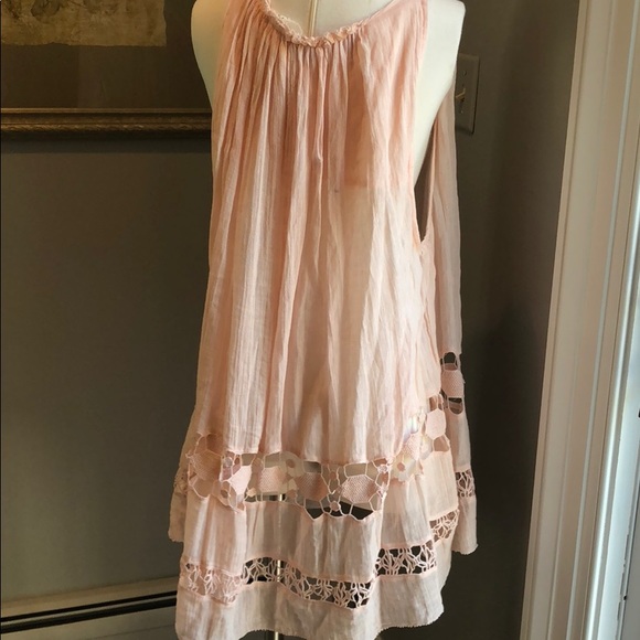 NWOT Free People One pink babydoll dress - Picture 7 of 8